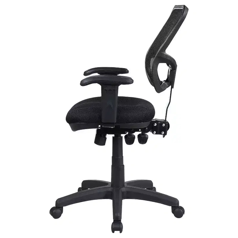 HomeStock 39.75 in.H Adjustable Height Beige Foam Seat Material with Casters/Wheels Office Chairs