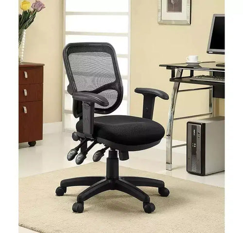 HomeStock 39.75 in.H Adjustable Height Beige Foam Seat Material with Casters/Wheels Office Chairs