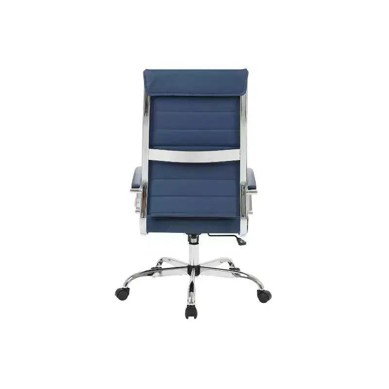 HomeStock 33 in.H Adjustable Height Brown PU Leather Seat Material with Casters/Wheels Office Chairs