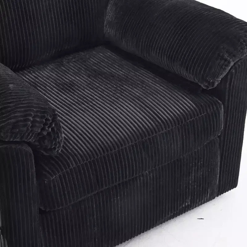 Swivel Accent Chair Upholstered Armchair Single Sofa Couch Cushioned Reading Chair - ModernLuxe