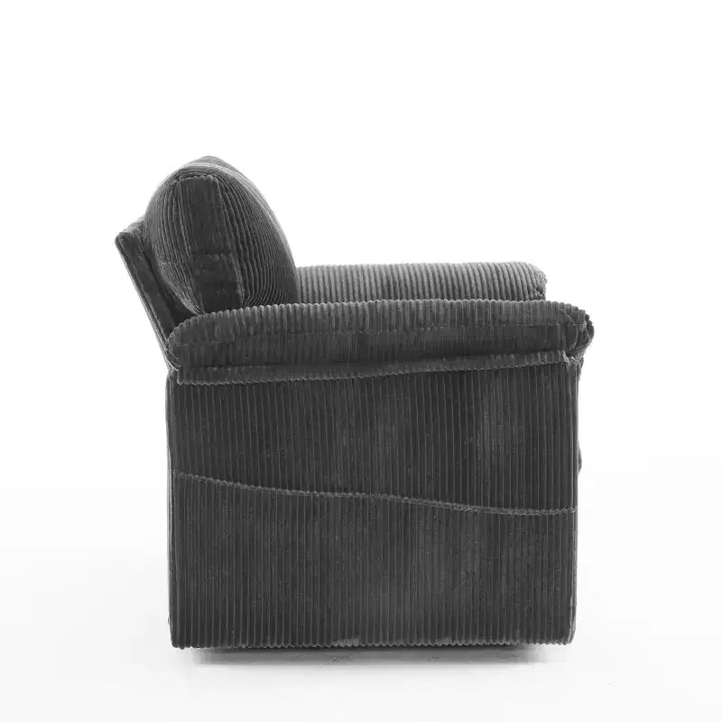Swivel Accent Chair Upholstered Armchair Single Sofa Couch Cushioned Reading Chair - ModernLuxe
