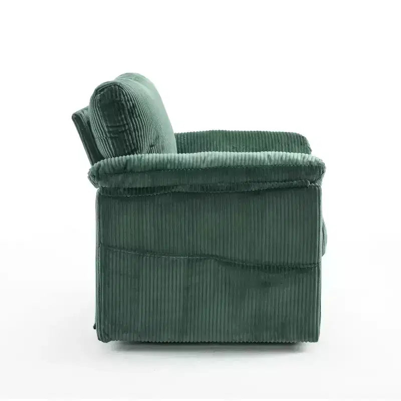 Swivel Accent Chair Upholstered Armchair Single Sofa Couch Cushioned Reading Chair - ModernLuxe