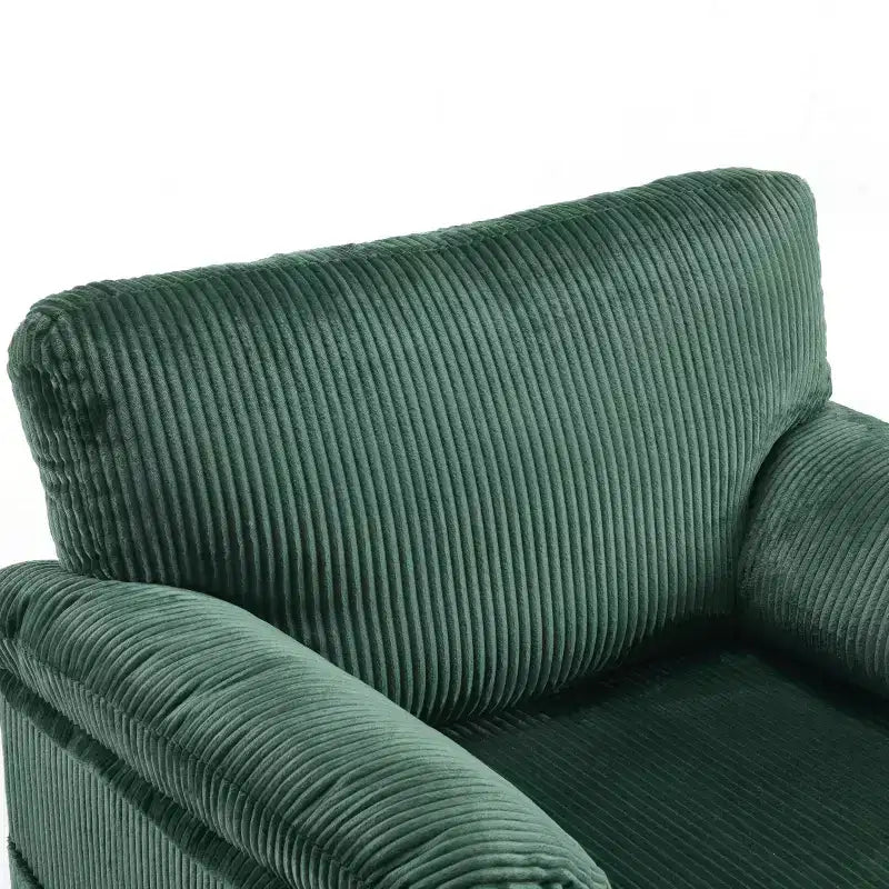 Swivel Accent Chair Upholstered Armchair Single Sofa Couch Cushioned Reading Chair - ModernLuxe