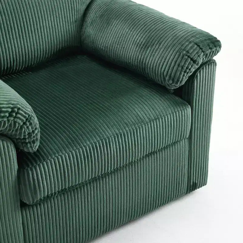 Swivel Accent Chair Upholstered Armchair Single Sofa Couch Cushioned Reading Chair - ModernLuxe