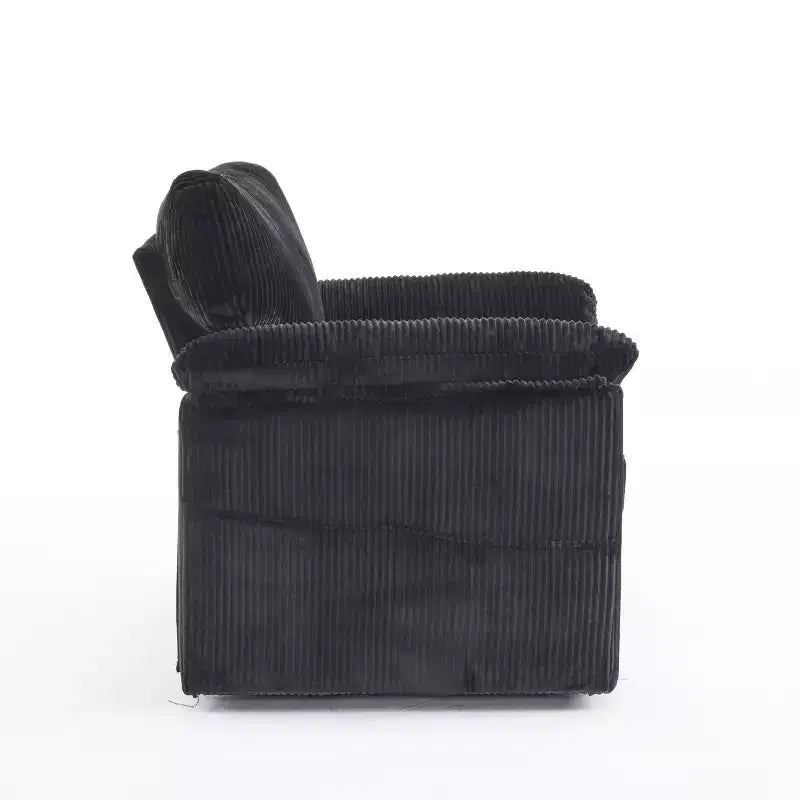 Swivel Accent Chair Upholstered Armchair Single Sofa Couch Cushioned Reading Chair - ModernLuxe