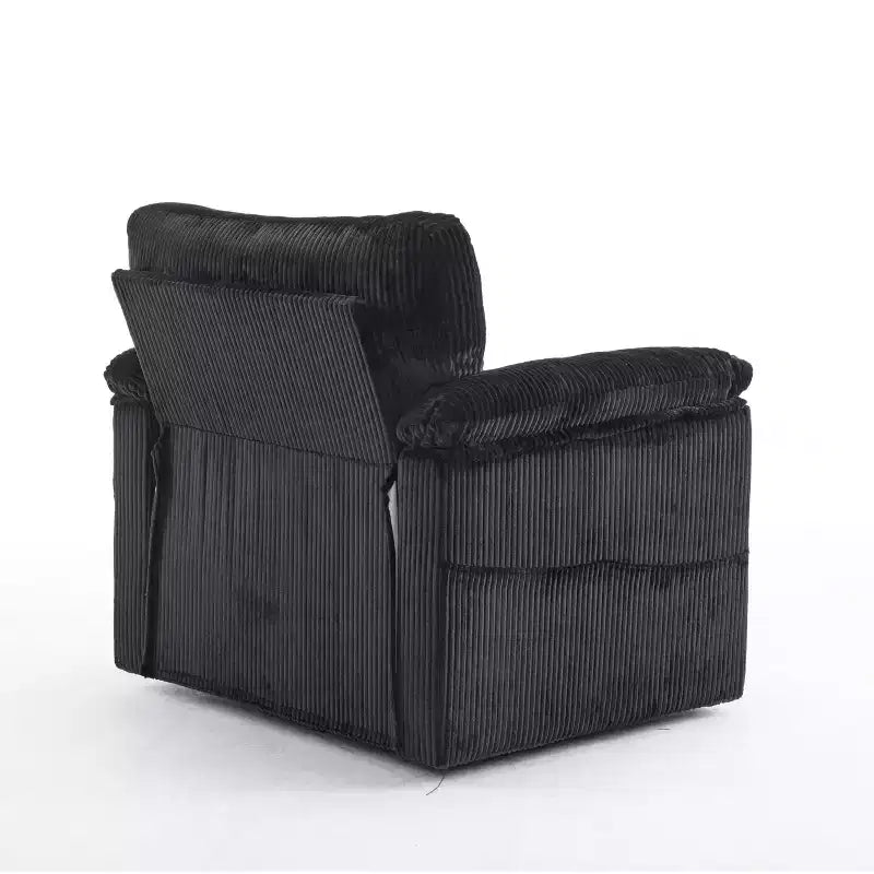 Swivel Accent Chair Upholstered Armchair Single Sofa Couch Cushioned Reading Chair - ModernLuxe