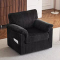 Swivel Accent Chair Upholstered Armchair Single Sofa Couch Cushioned Reading Chair - ModernLuxe