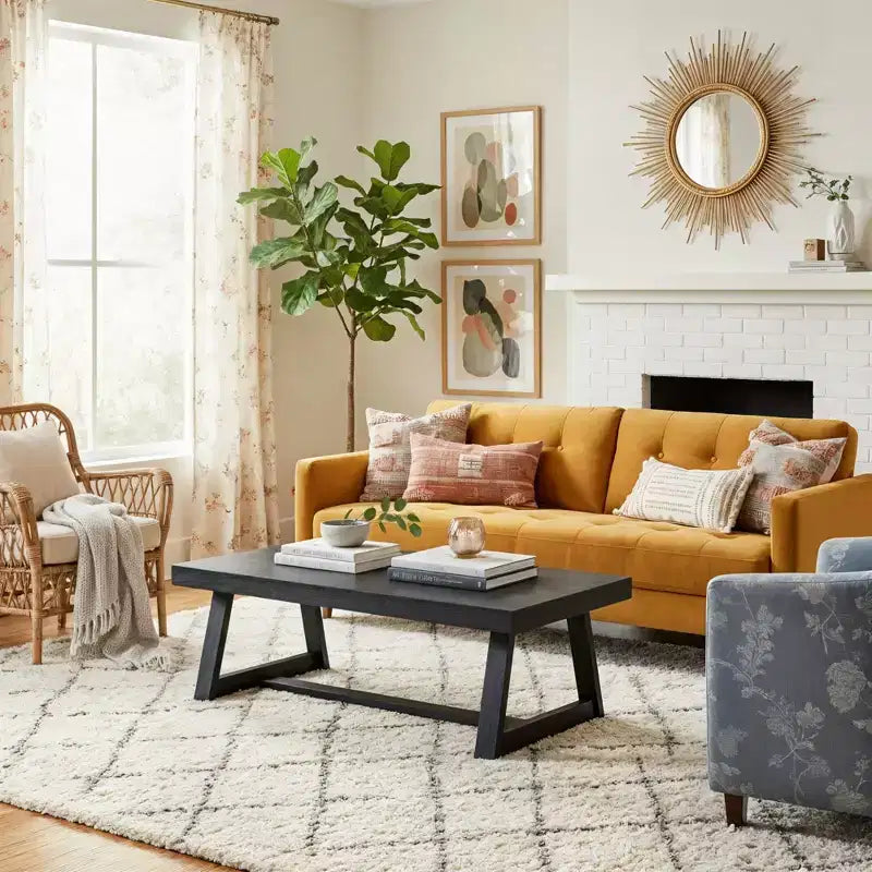Classic Rectangular Coffee Table (48in x 24in / 1220mm x 610mm)