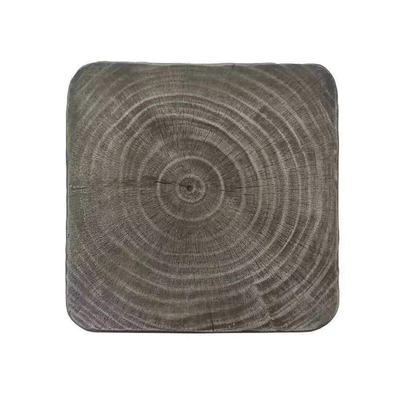 MAYEERTY 1 Pack Twist Shape Side Table, Artistic Wood-Grain End Table for Indoor Outdoor Living Room, Patio