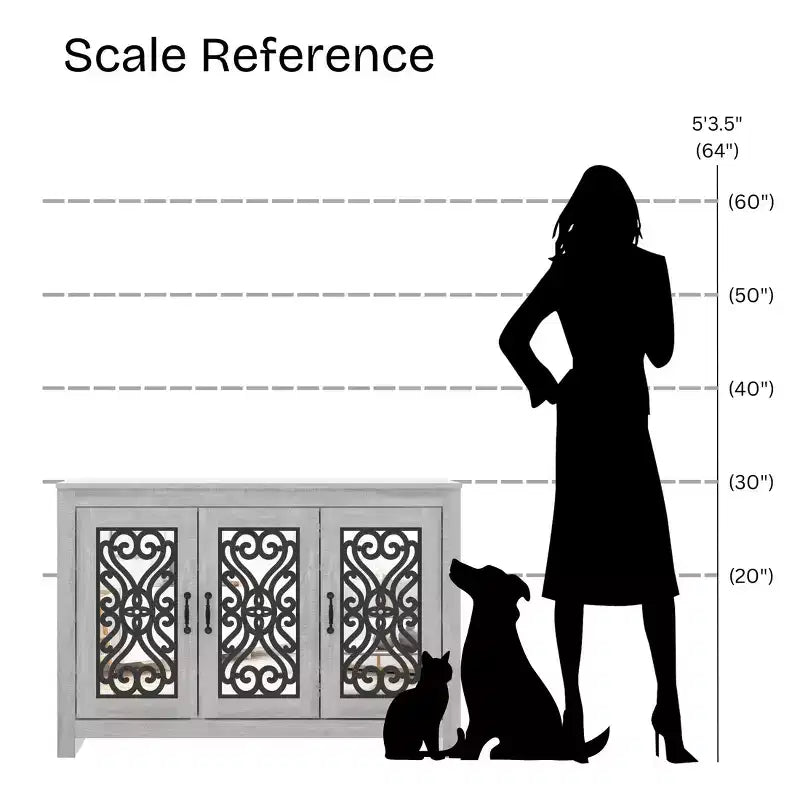 Galano 16-Pair Shoe Storage Cabinet with Adjustable Shelves 44.4 W 13.5 D 30 H