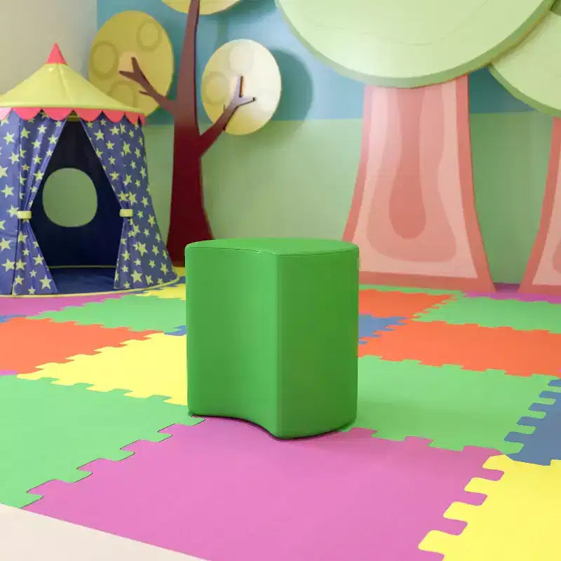 Flash Furniture Soft Seating Flexible Moon for Classrooms and Common Spaces - 18 Seat Height