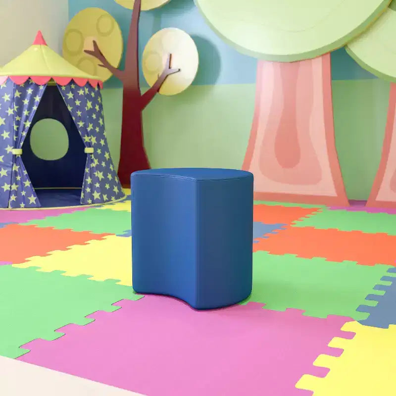 Flash Furniture Soft Seating Flexible Moon for Classrooms and Common Spaces - 18 Seat Height