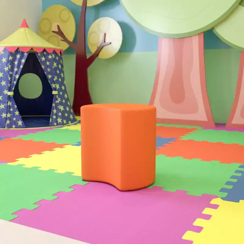 Flash Furniture Soft Seating Flexible Moon for Classrooms and Common Spaces - 18 Seat Height