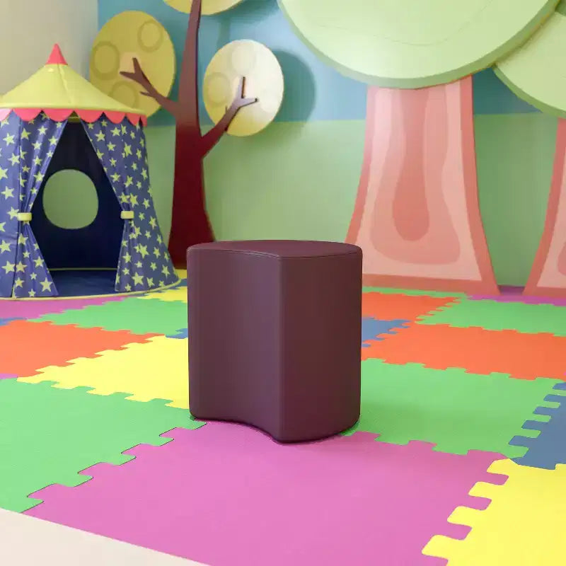 Flash Furniture Soft Seating Flexible Moon for Classrooms and Common Spaces - 18 Seat Height