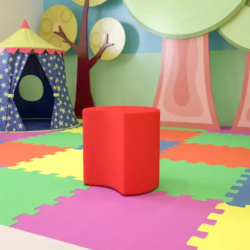 Flash Furniture Soft Seating Flexible Moon for Classrooms and Common Spaces - 18 Seat Height