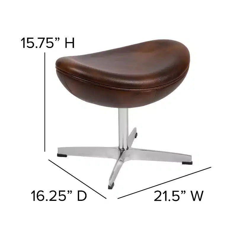 Emma and Oliver Saddle Ottoman - Footrest