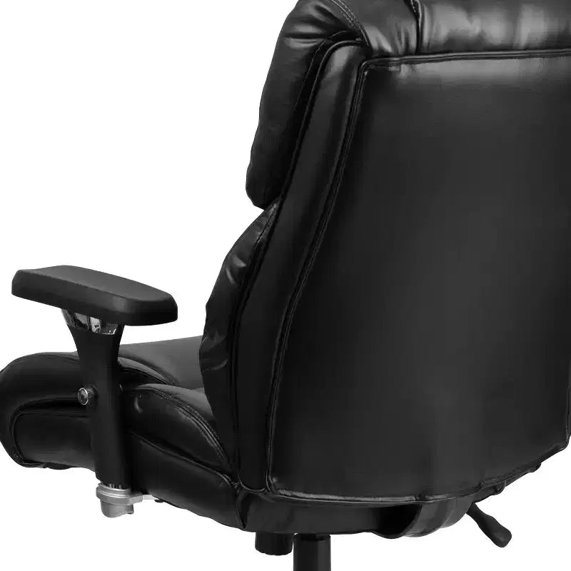 Emma and Oliver 24/7 400 lb. Big & Tall High Back Tufted Lumbar Knob Ergonomic Office Chair