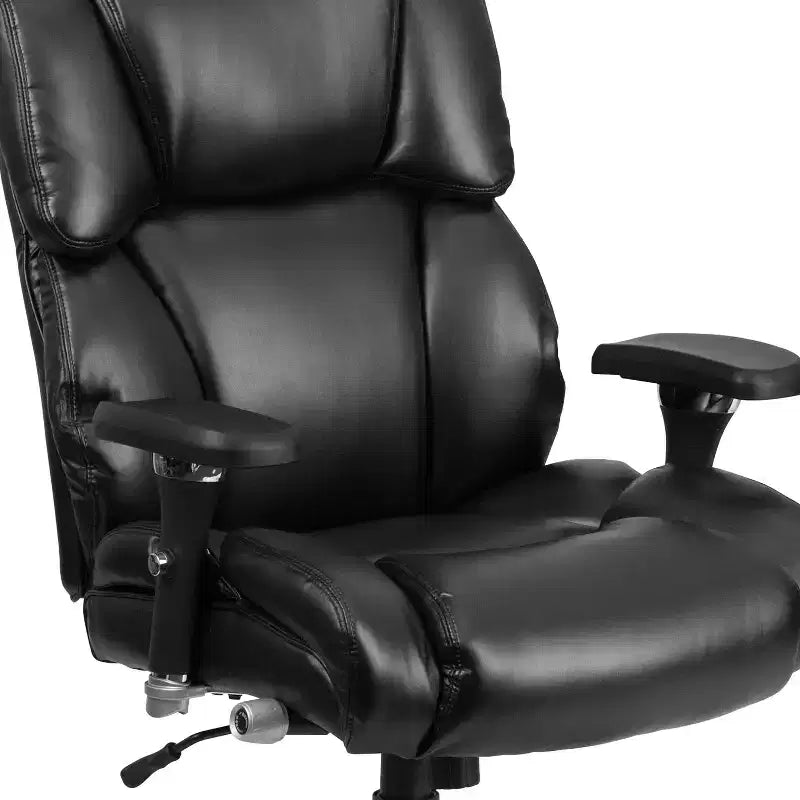 Emma and Oliver 24/7 400 lb. Big & Tall High Back Tufted Lumbar Knob Ergonomic Office Chair