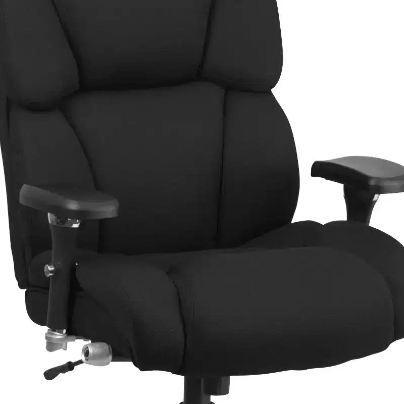 Emma and Oliver 24/7 400 lb. Big & Tall High Back Tufted Lumbar Knob Ergonomic Office Chair