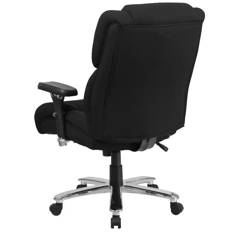 Emma and Oliver 24/7 400 lb. Big & Tall High Back Tufted Lumbar Knob Ergonomic Office Chair