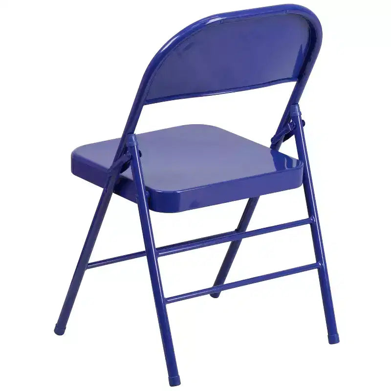 Emma and Oliver 2 Pack Home & Office Colorful Metal Folding Chair Teen and Event Seating