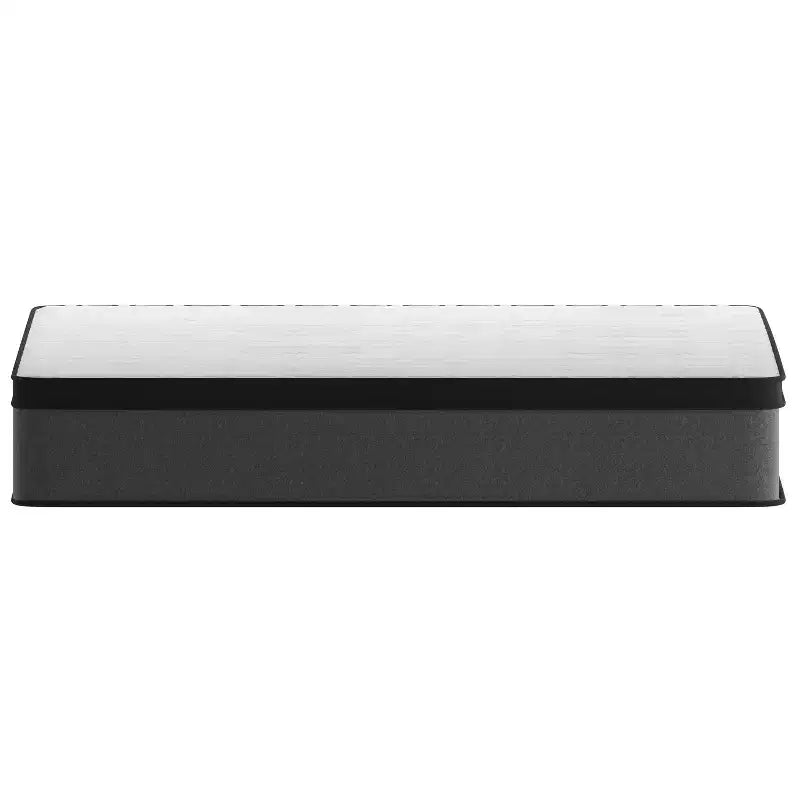 Merrick Lane Full Size 13 Euro Top Mattress in a Box with Hybrid Pocket Spring and Foam Design for Supportive Pressure Relief