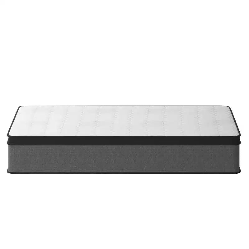Merrick Lane Full Size 13 Euro Top Mattress in a Box with Hybrid Pocket Spring and Foam Design for Supportive Pressure Relief