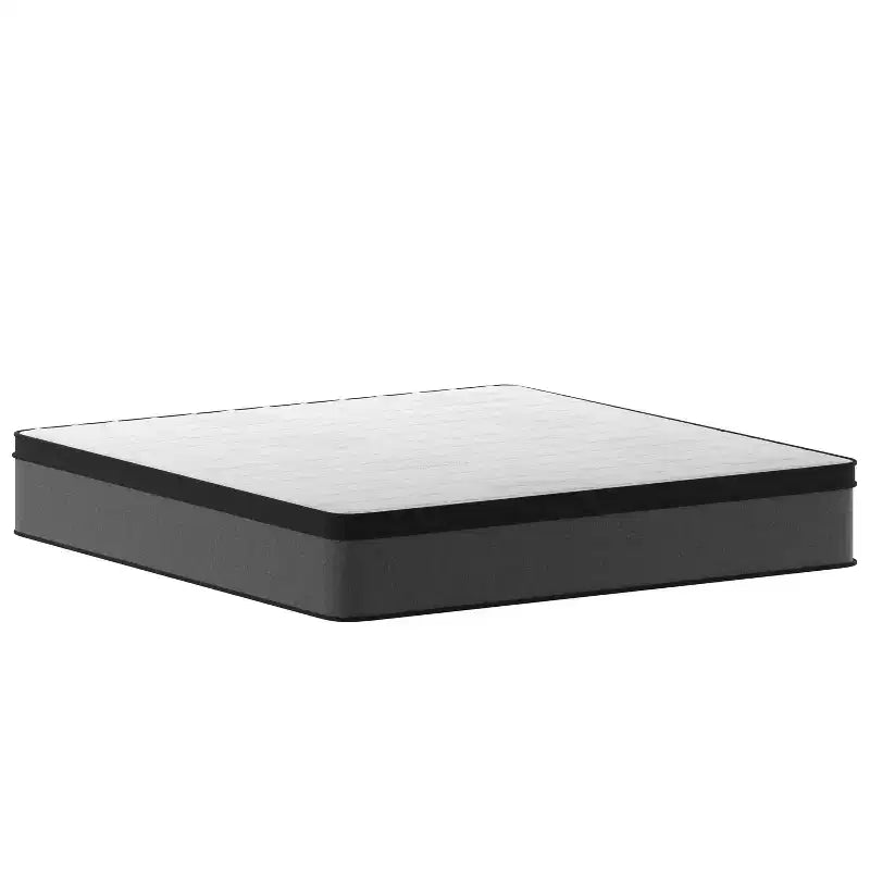 Merrick Lane Full Size 13 Euro Top Mattress in a Box with Hybrid Pocket Spring and Foam Design for Supportive Pressure Relief